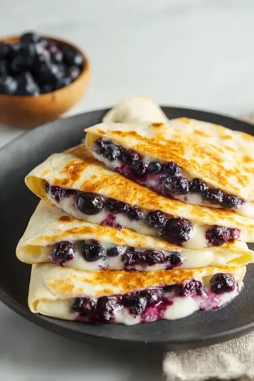 Blueberry Breakfast Quesadilla: Easy, Sweet Morning Delight ...