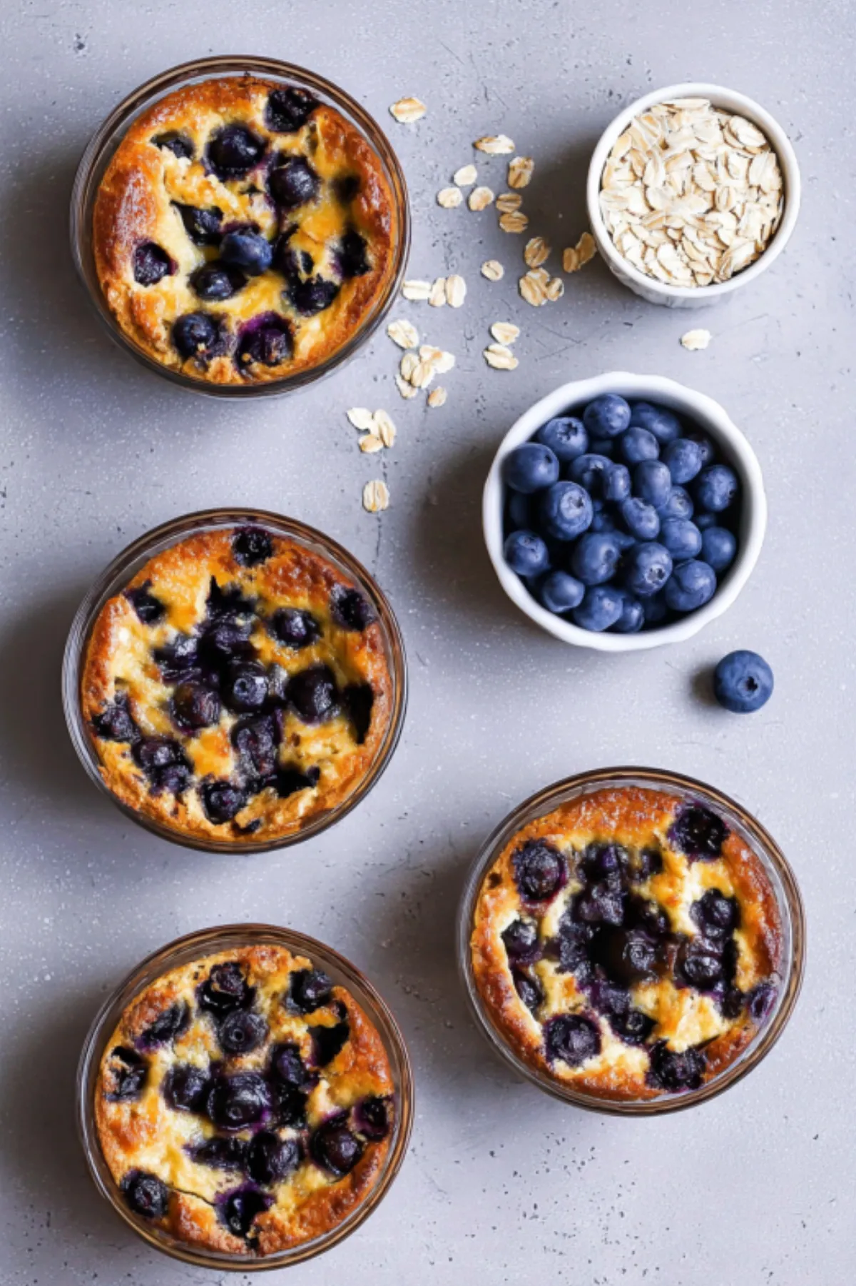 Baked Blueberry Cottage Cheese Breakfast Bowls a