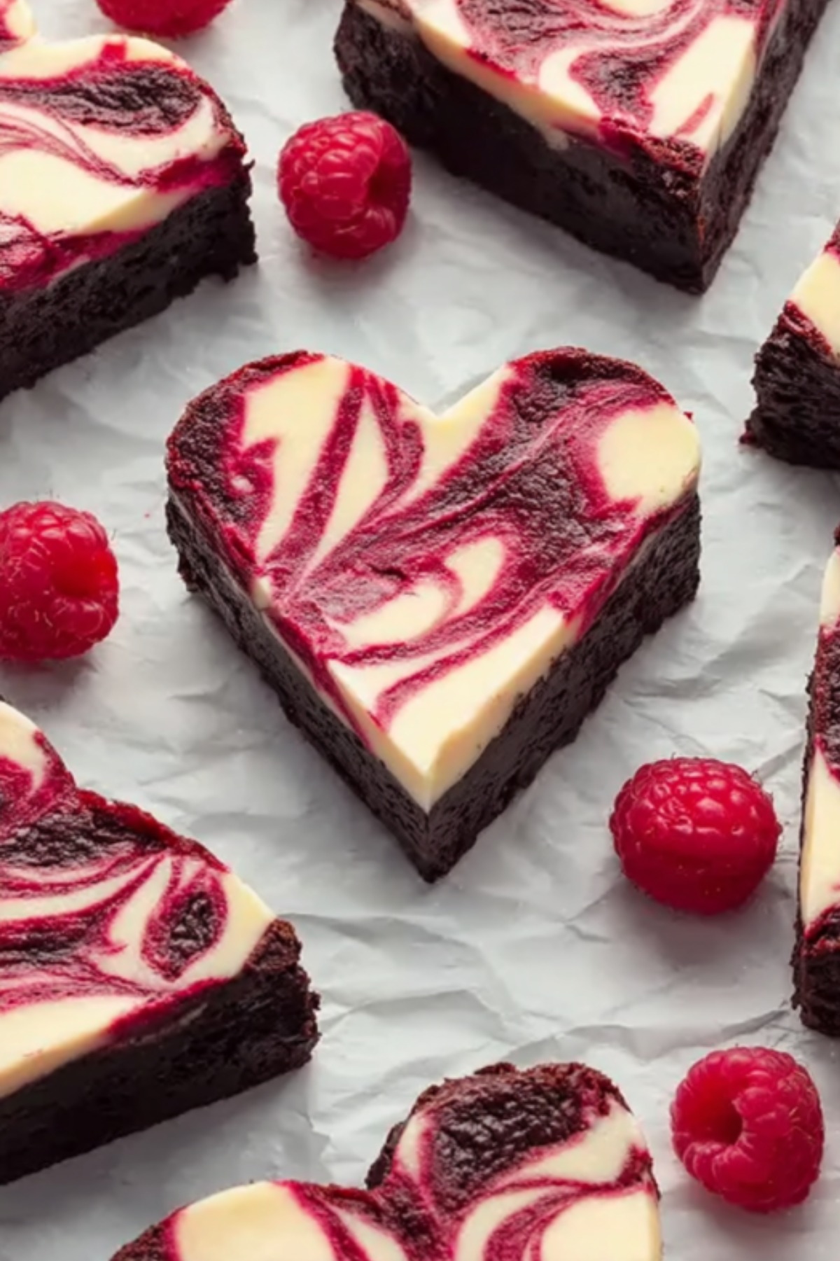 Heart Shaped Brownies g